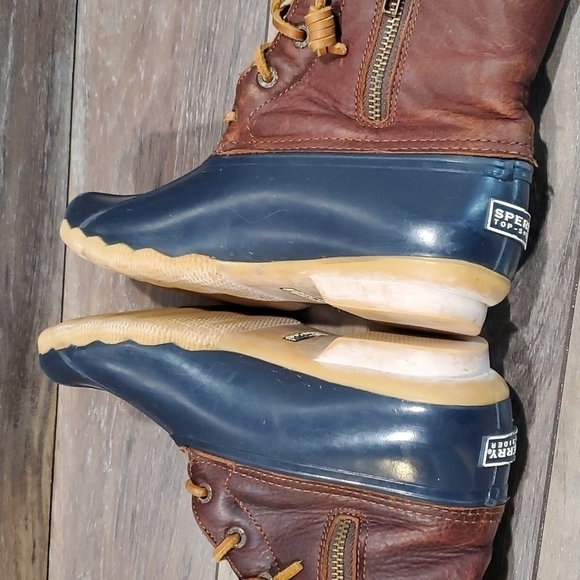Sperry Saltwater Women Waterproof Ankle Boots sz 7 shoes - Picture 6 of 11